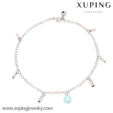 74132-xuping fashion jewelry silver color anklet jewelry,fashion new design anklet